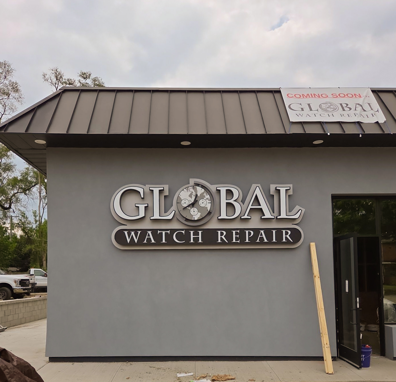 Global_Watch_Repair_Royal_Oak Global Watch Repair Wall Sign near Royal Oak